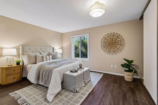 Primary ensuite overlooking back yard and marsh