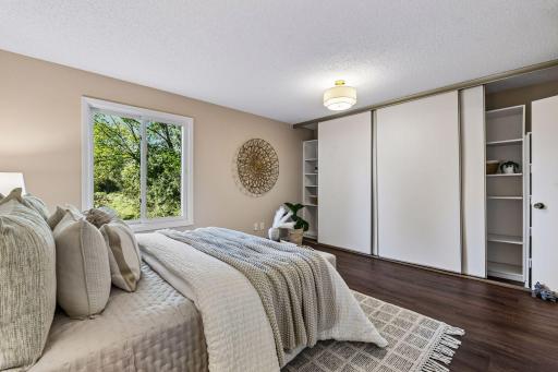 Both bedrooms offer HUGE custom closeted walls