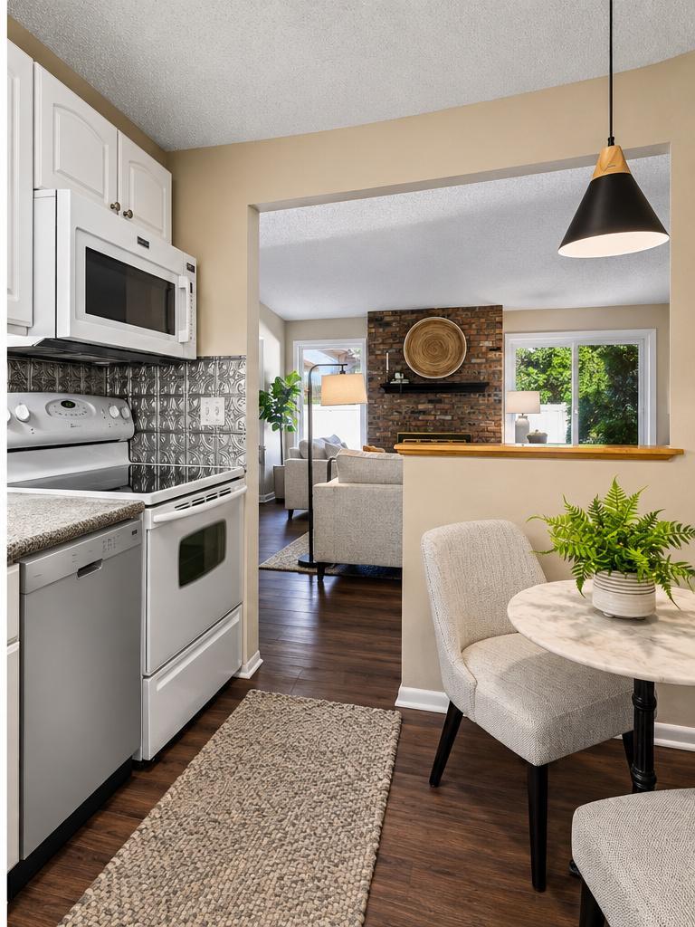 Kitchen to living room