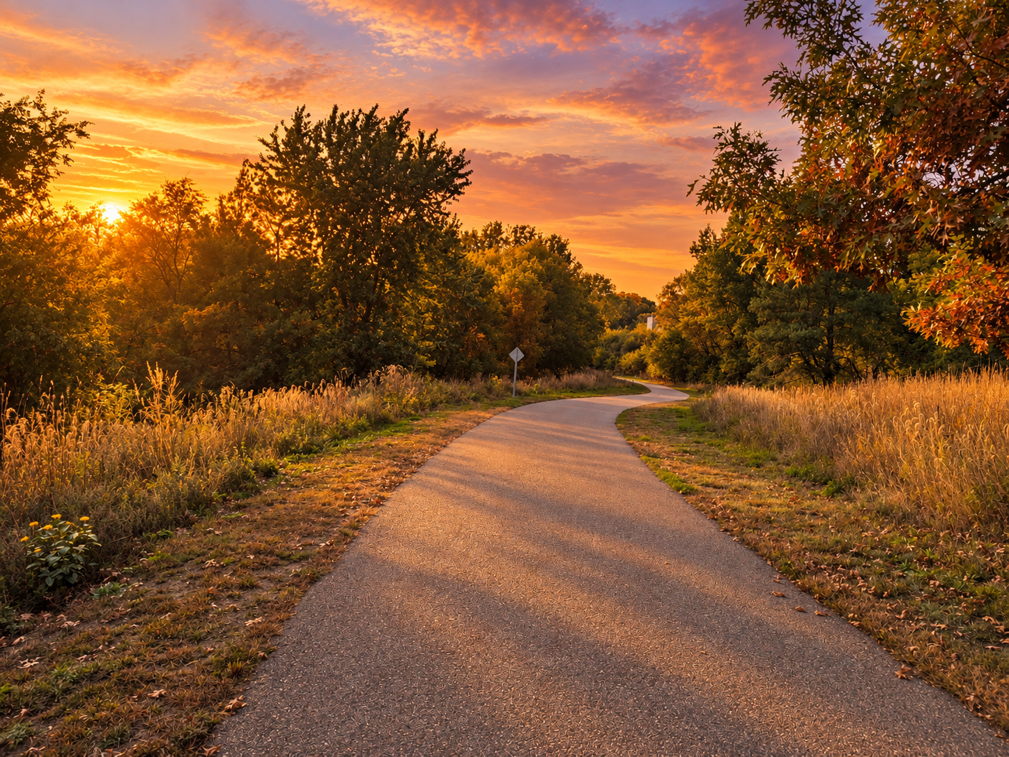 Great biking and running trails