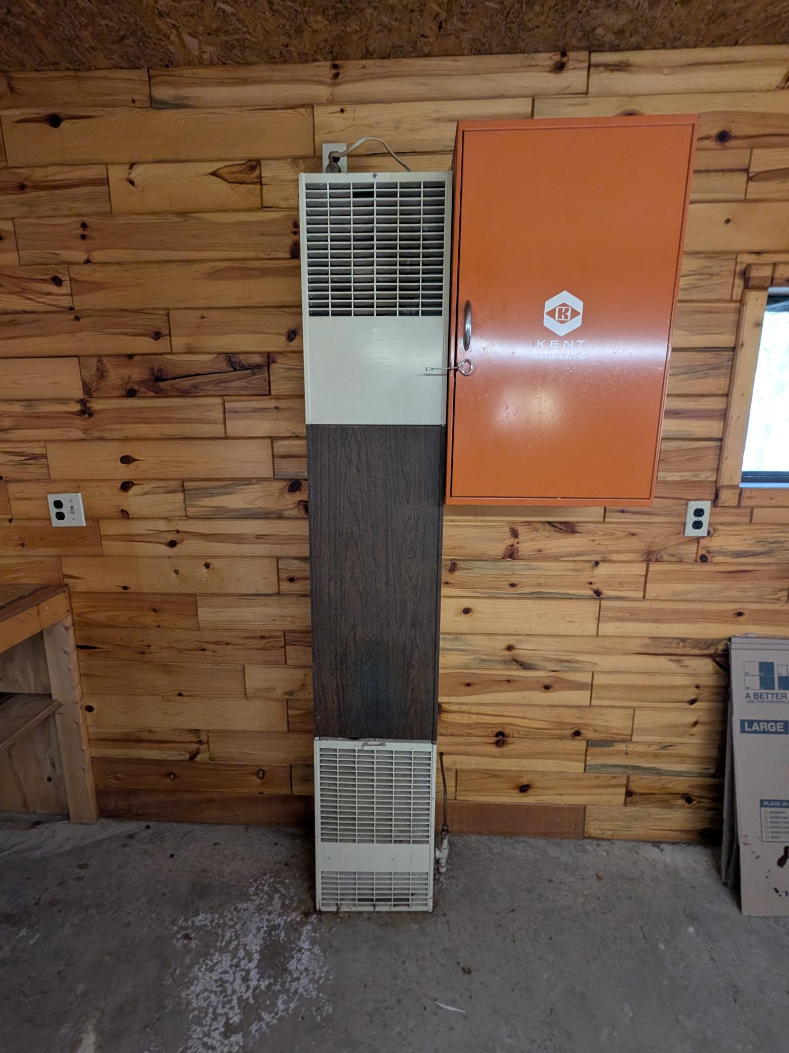 Heater in work shop