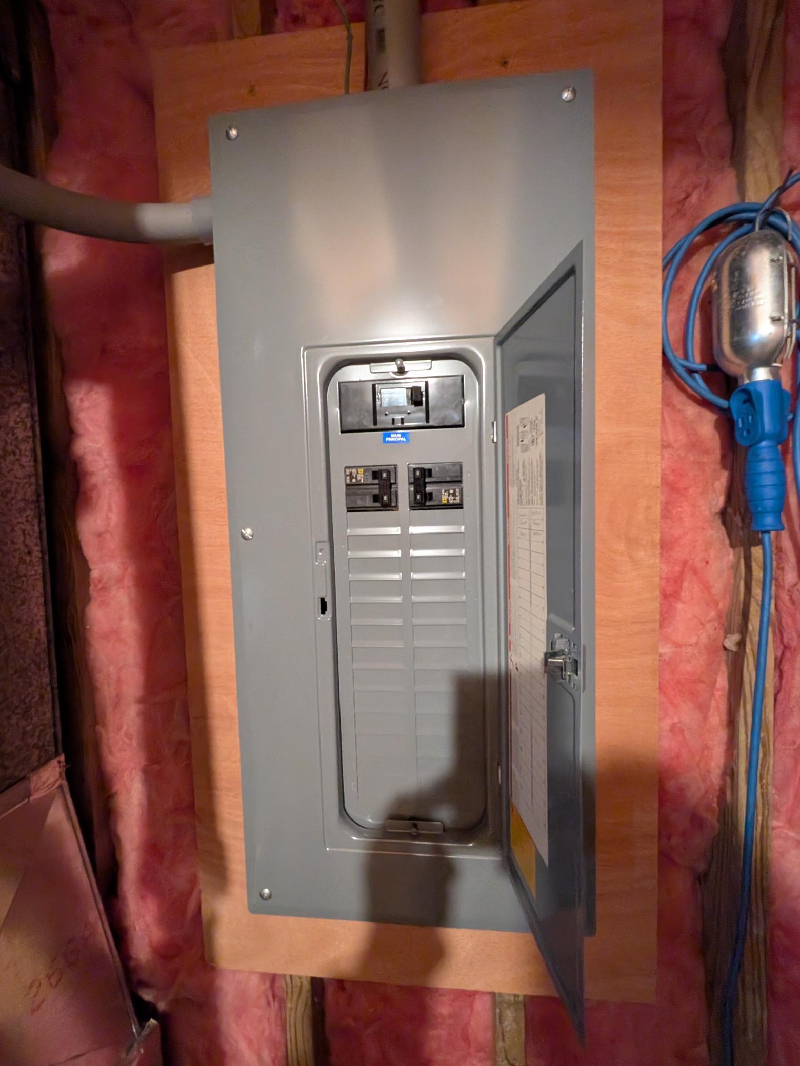 Updated electrical 200 amp