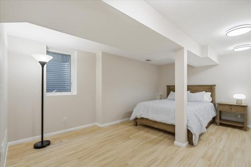 Large room with extra space for office desk or sitting area