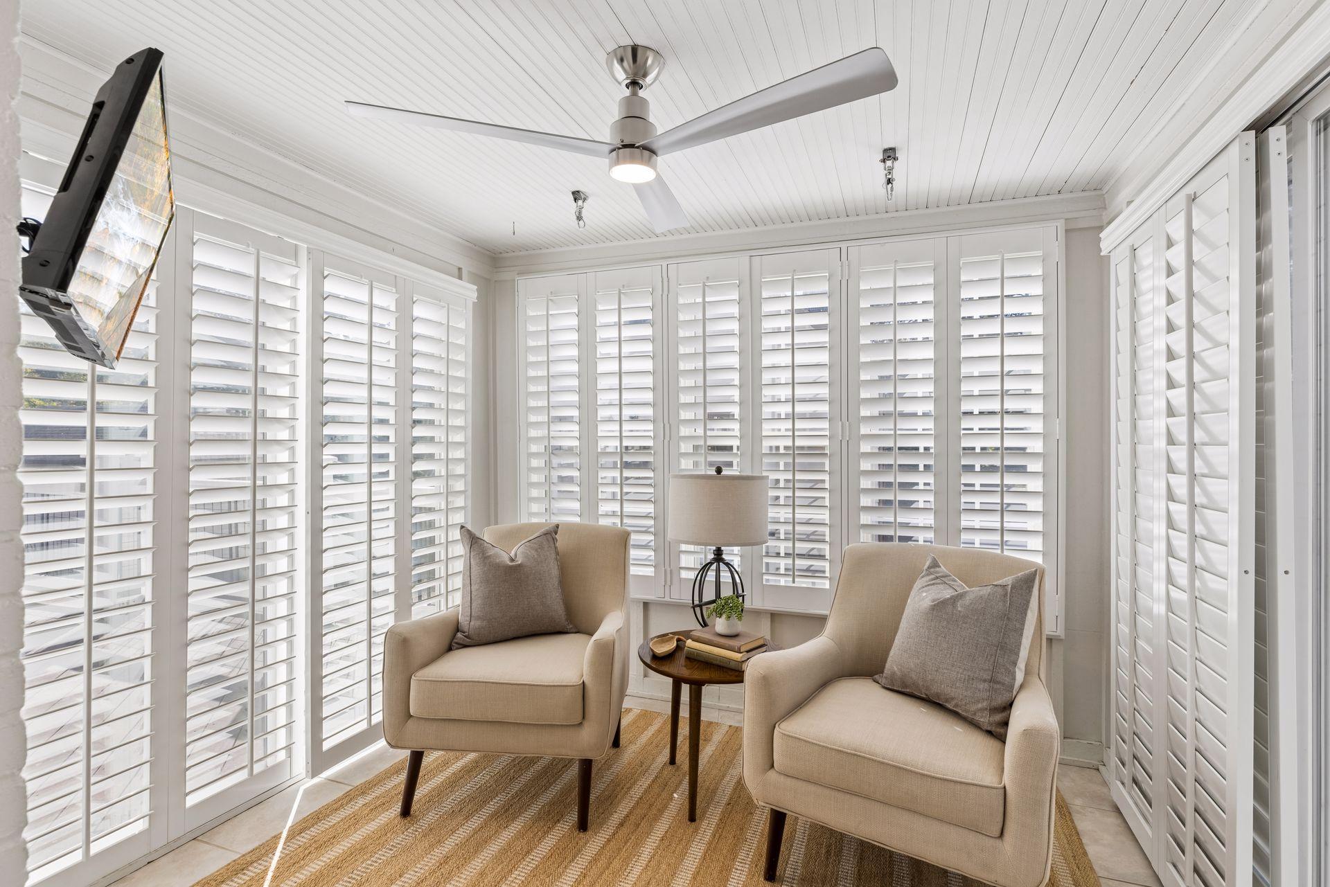 Beautiful Sunroom off living room