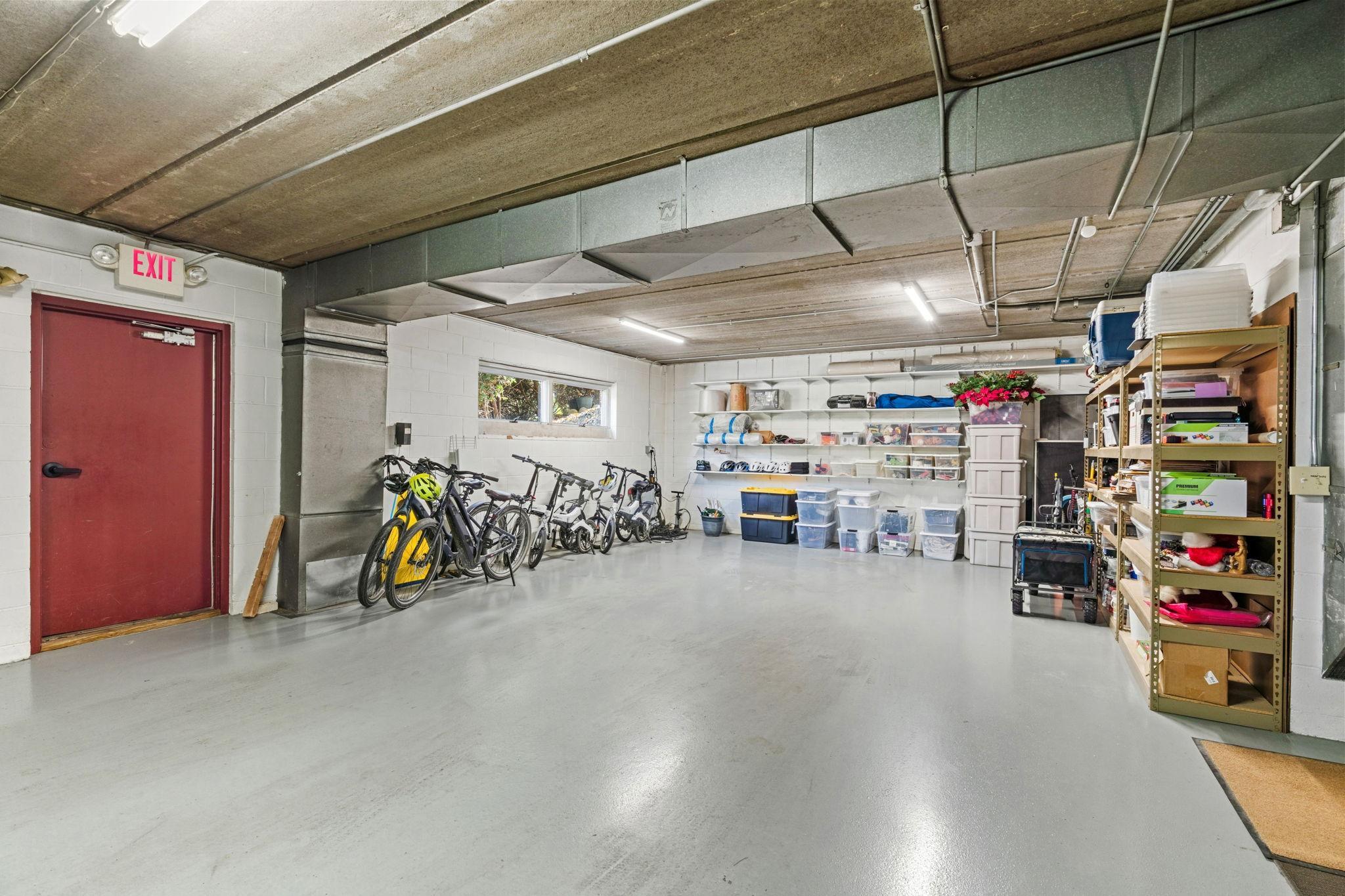 Heated and room for storage