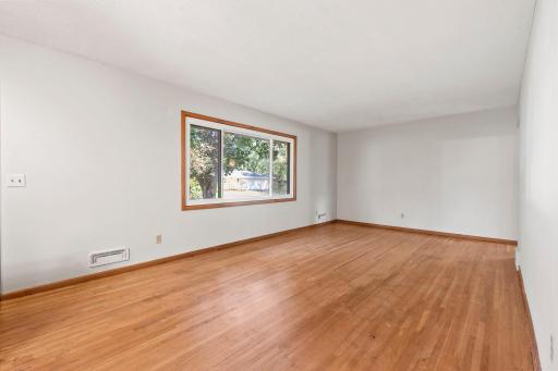 Big picture window. All the windows in the home have been replaced and are in excellent condition.