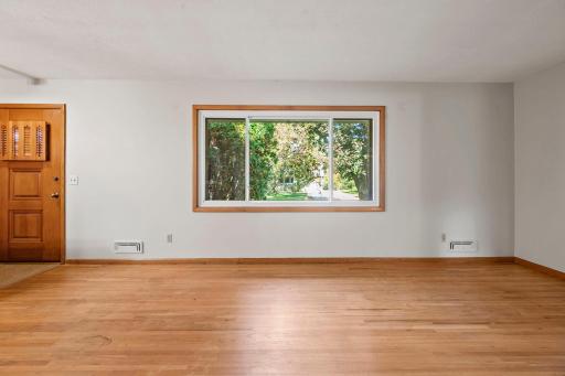 The home has fresh paint and solid wood trim throughout.