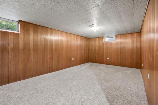 There is additional space to add a fourth bedroom and bathroom if desired. This is the right-hand side of the room.