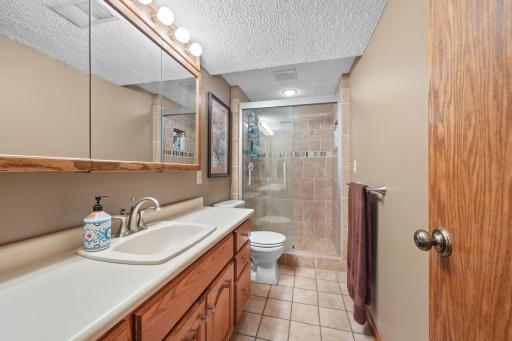 Updated 3/4 Bath in Lower Level