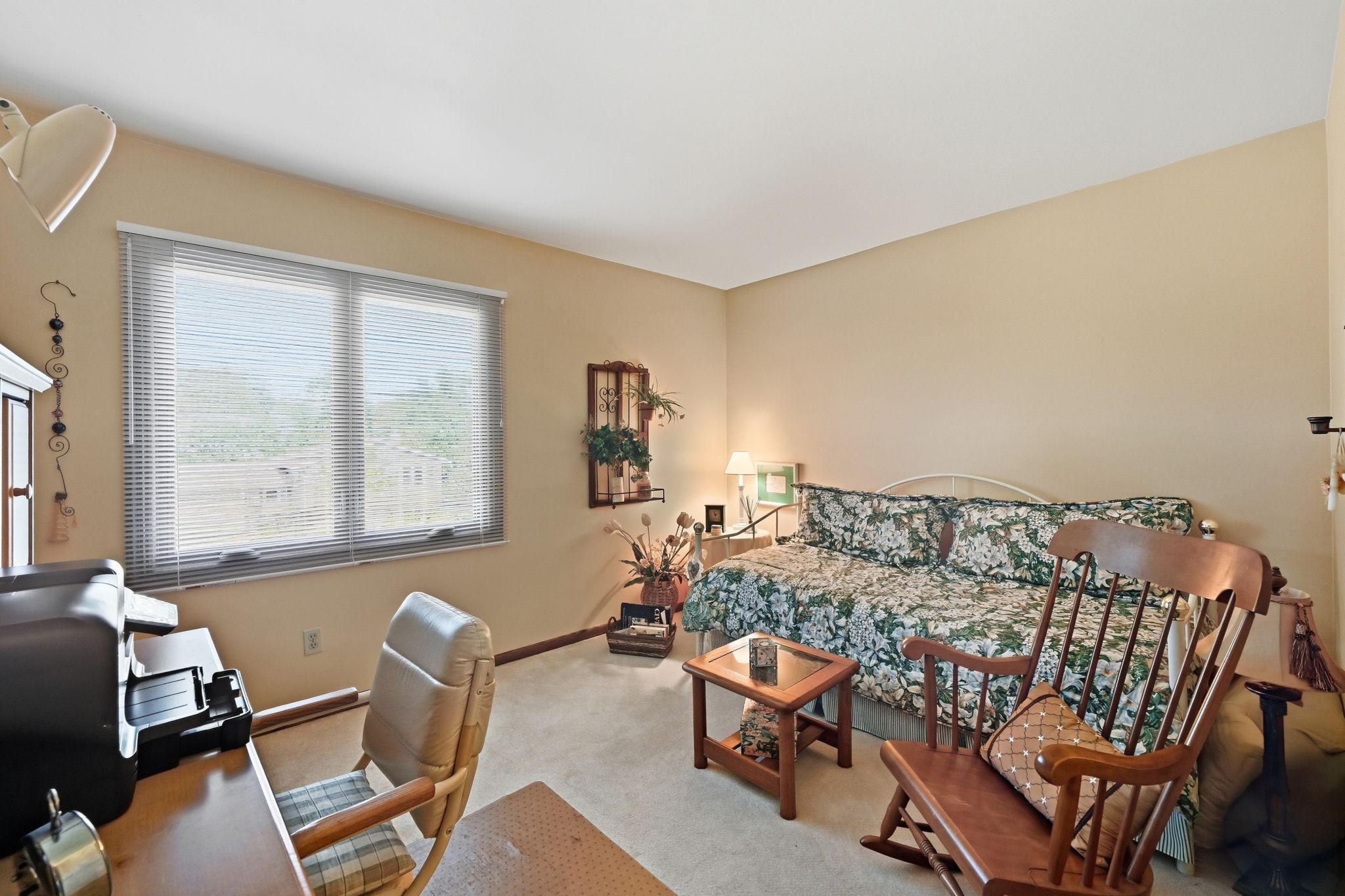 Nice sized third bedroom