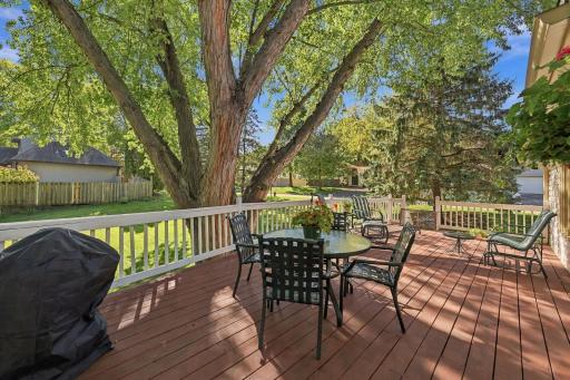 Another view of the 30' deck featuring the many ways to set it up for entertaining