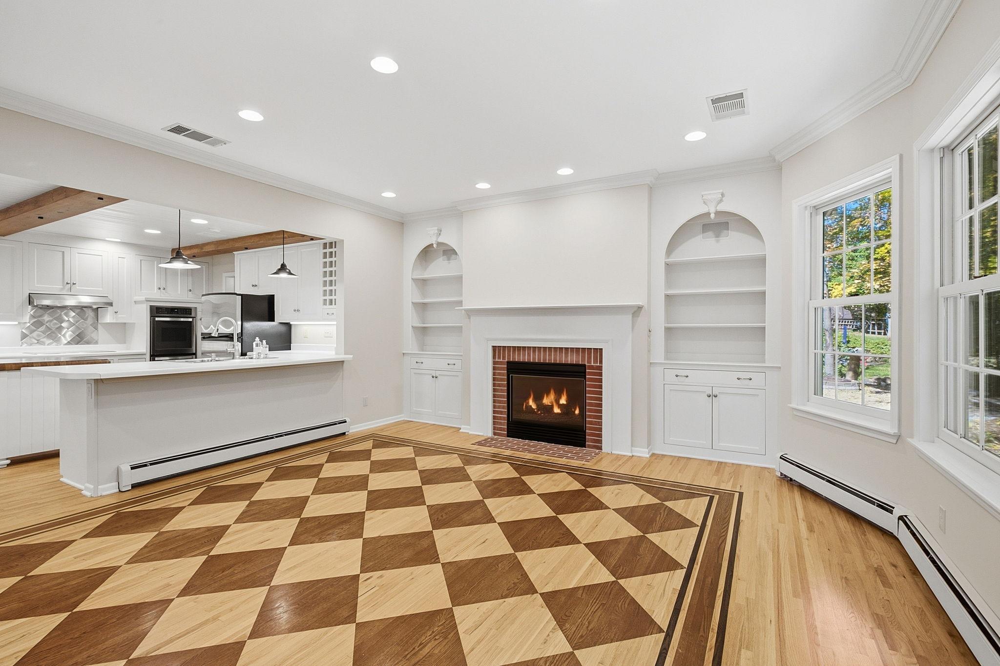 A cozy space to gather for quiet conversations or lively games