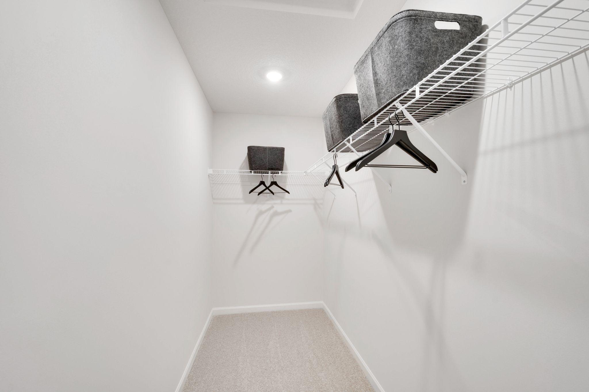 Primary bedroom closet