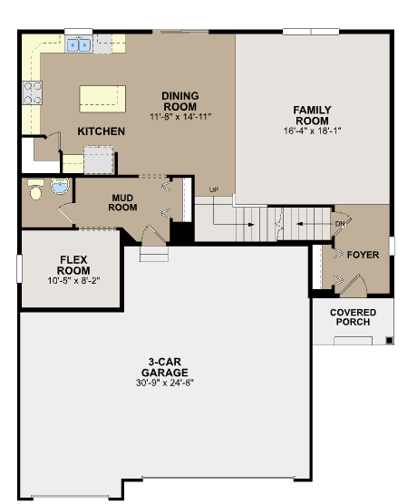 Main Level Floorplan