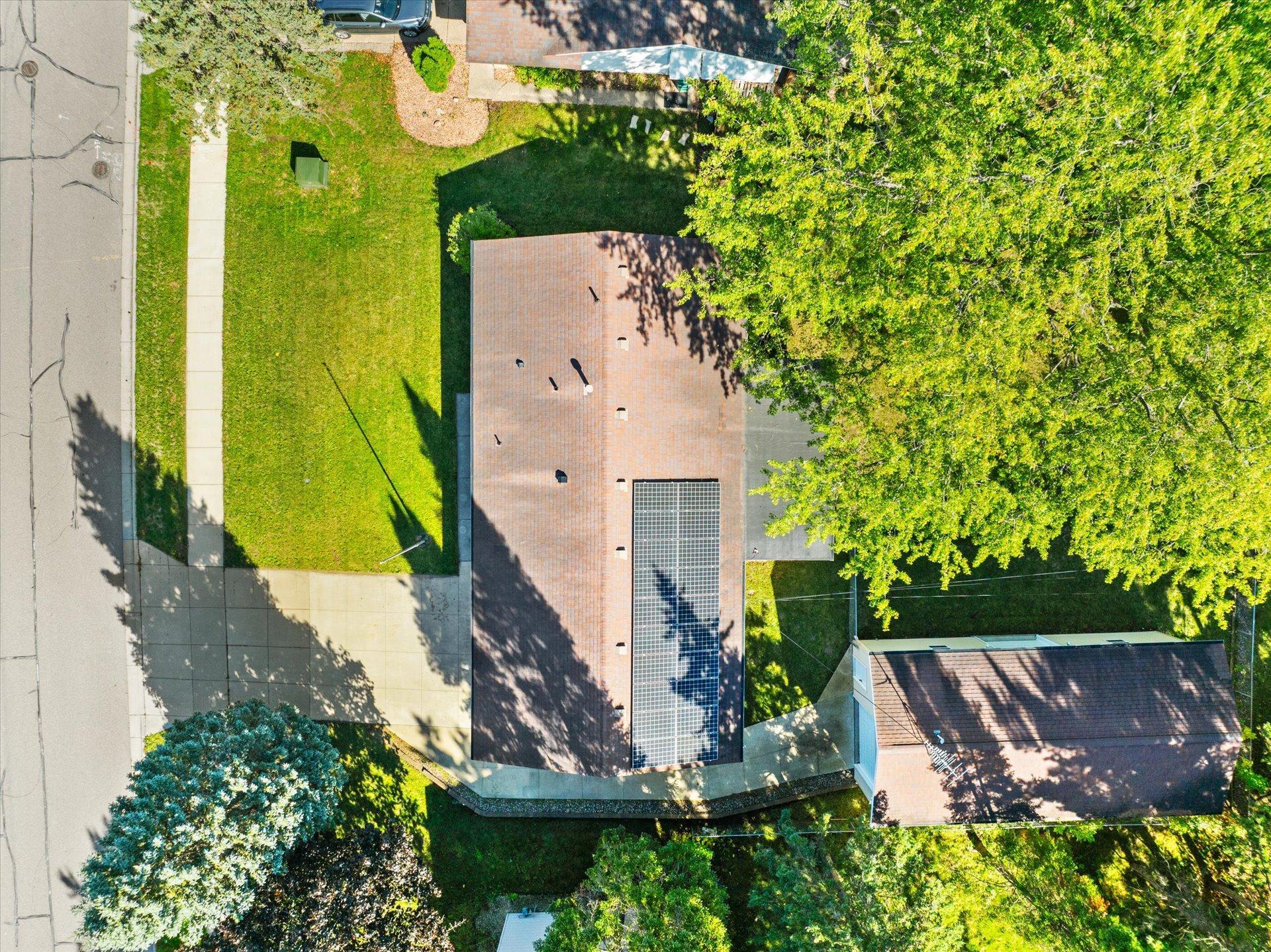 Aerial Photo - 20 Panel Solar