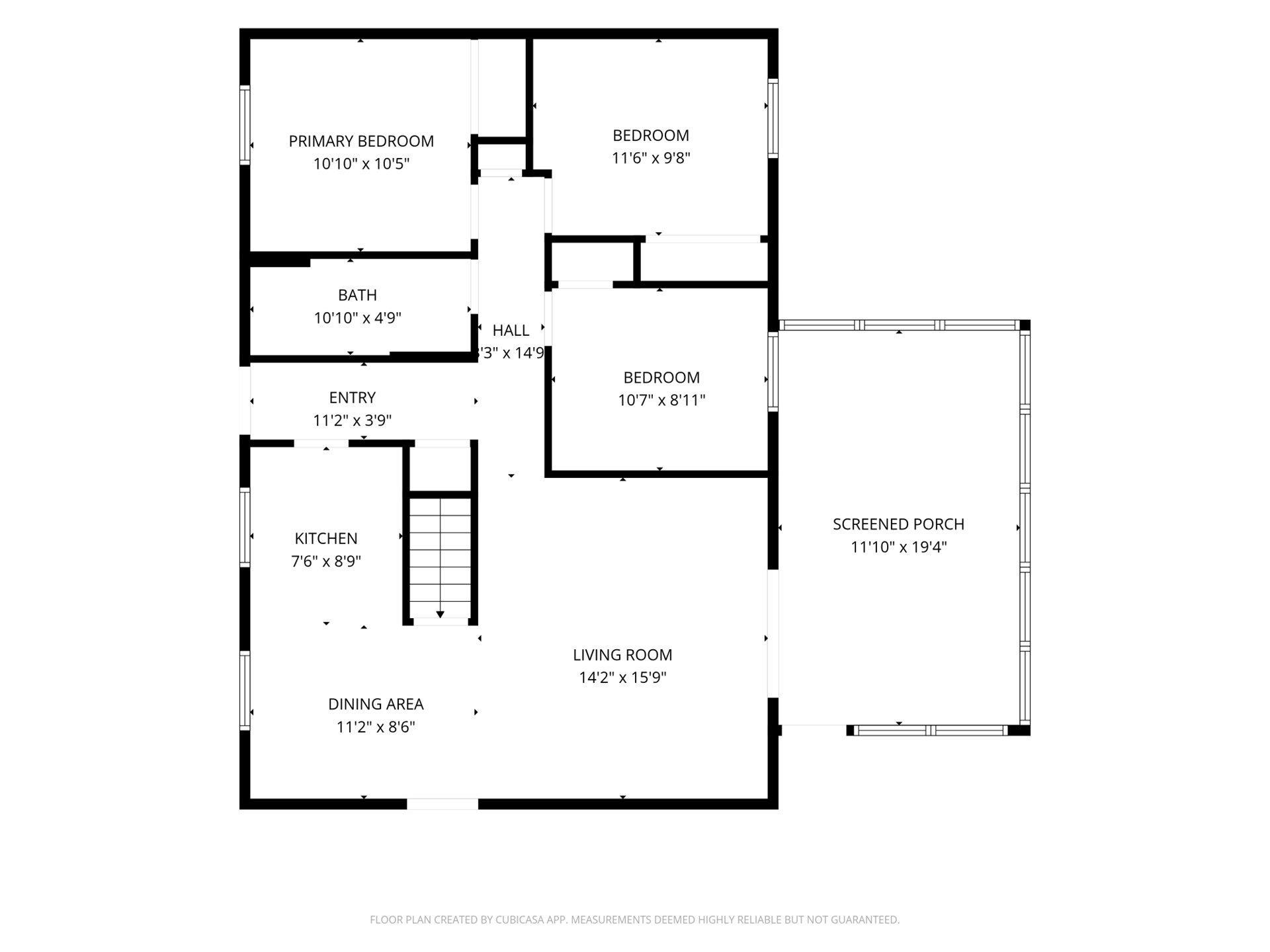 Second Floor Layout