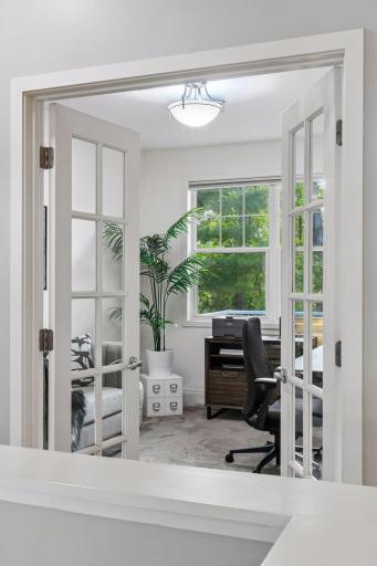 Main floor office could easily double as a guest room