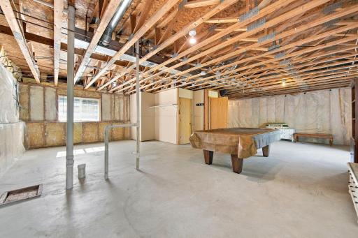 Wide open with floor truss system and rough-in bath