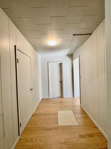 Hallway- bathroom left