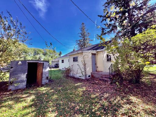 Back of home- shed