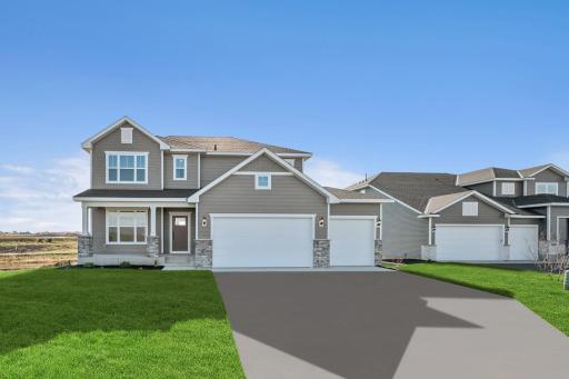 Home under construction, photo of similar home, selections vary.
