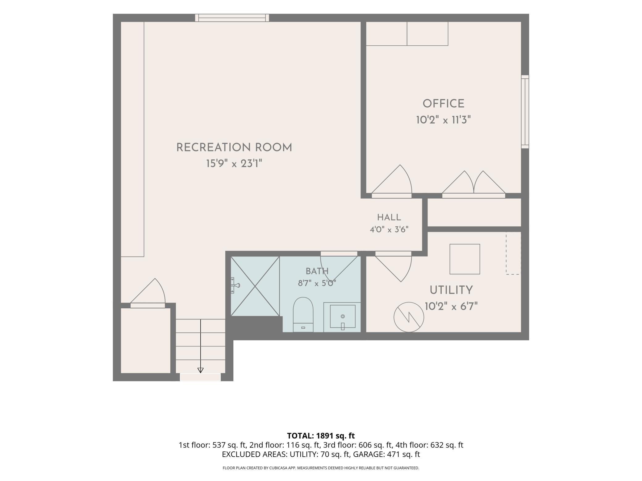 1st floor - Floor Plan