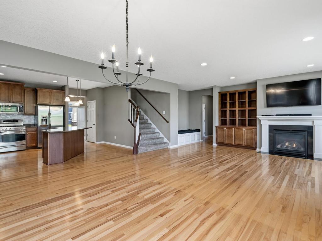 Very open floorplan concept, Center Island and awaiting your decorating ideas!