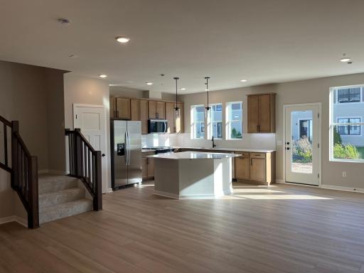 Beautiful kitchen with under cabinet lighting