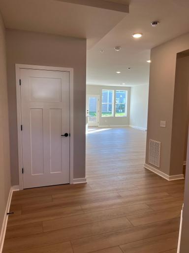 Spacious front entryway