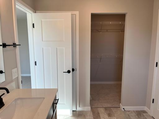 Second walk-in shower in the primary bedroom