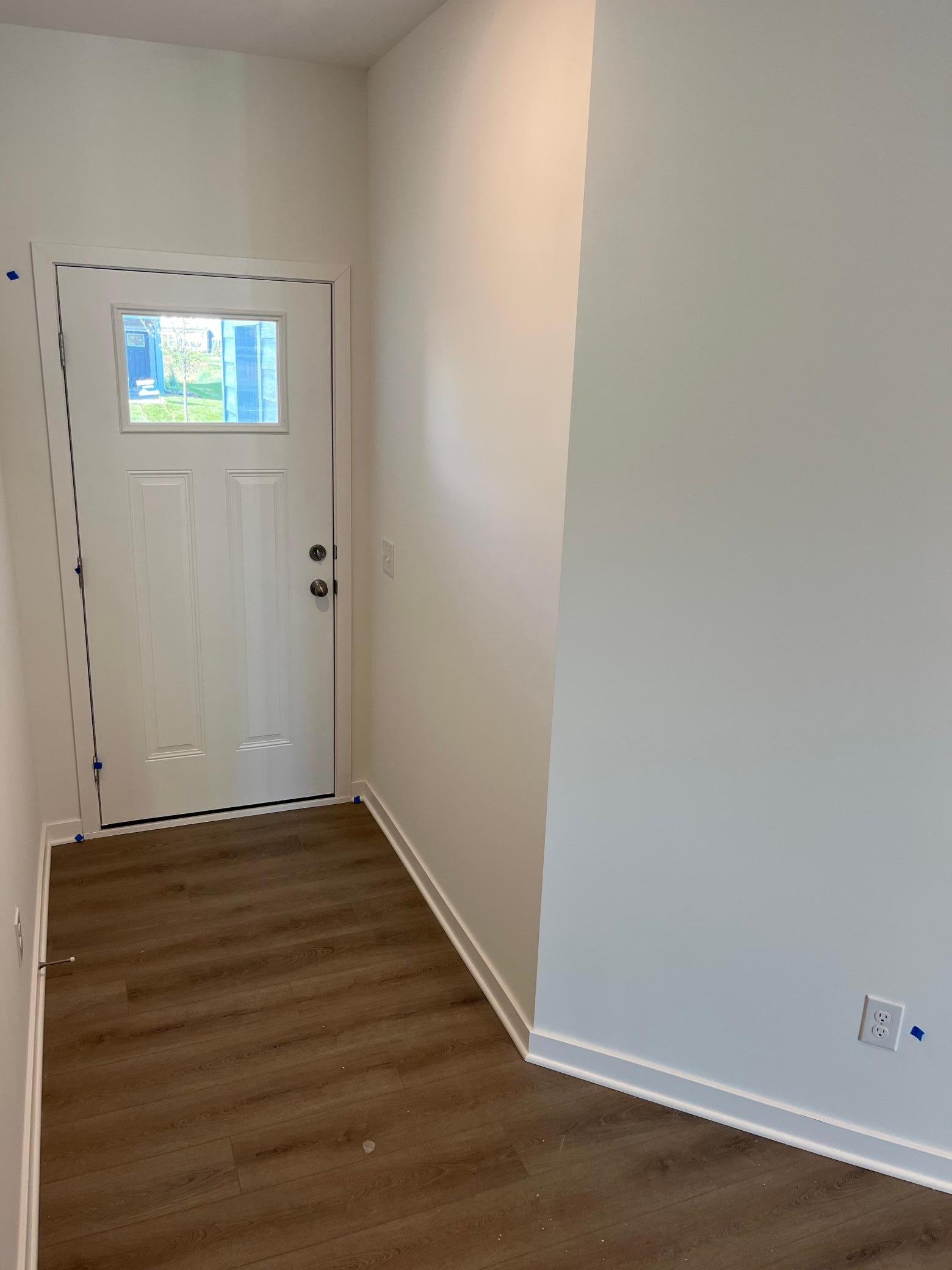 Spacious front entryway