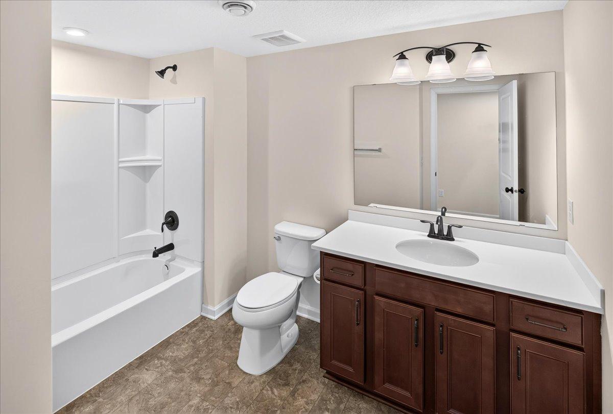Convenient third full bathroom on lower level.