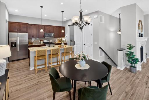 Enjoy a bright, open gathering space with plenty of room for hosting family and friends.