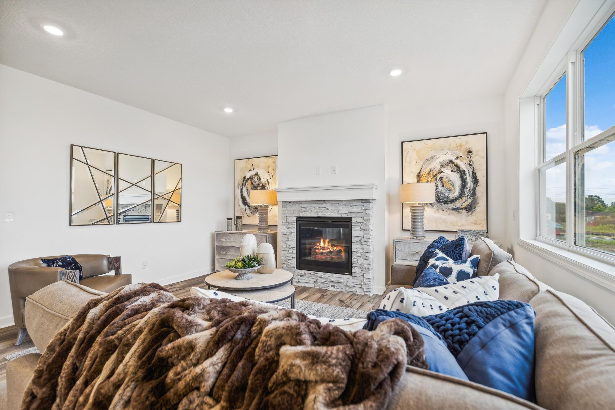 Warm and welcoming living room offering plenty of space to unwind, entertain, and make yourself at home. *Photo of Actual Home