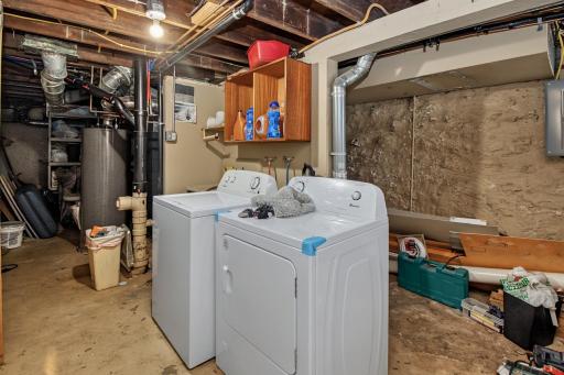 New (washer, dryer, water heater, furnace and electrical panel) in basement
