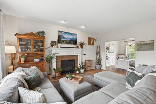 Living Room with Access to Formal Dining Room
