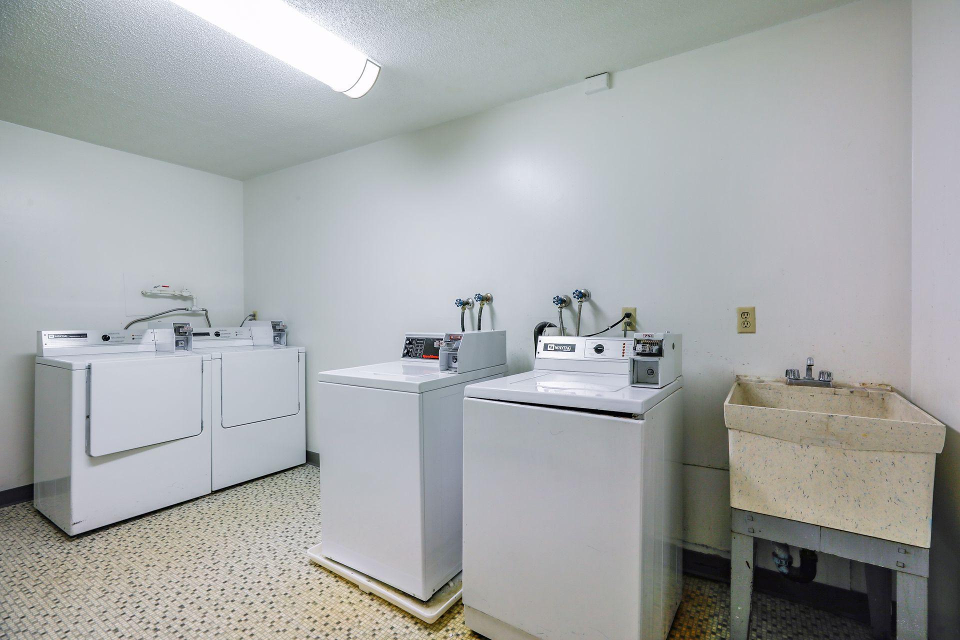 Laundry on each floor