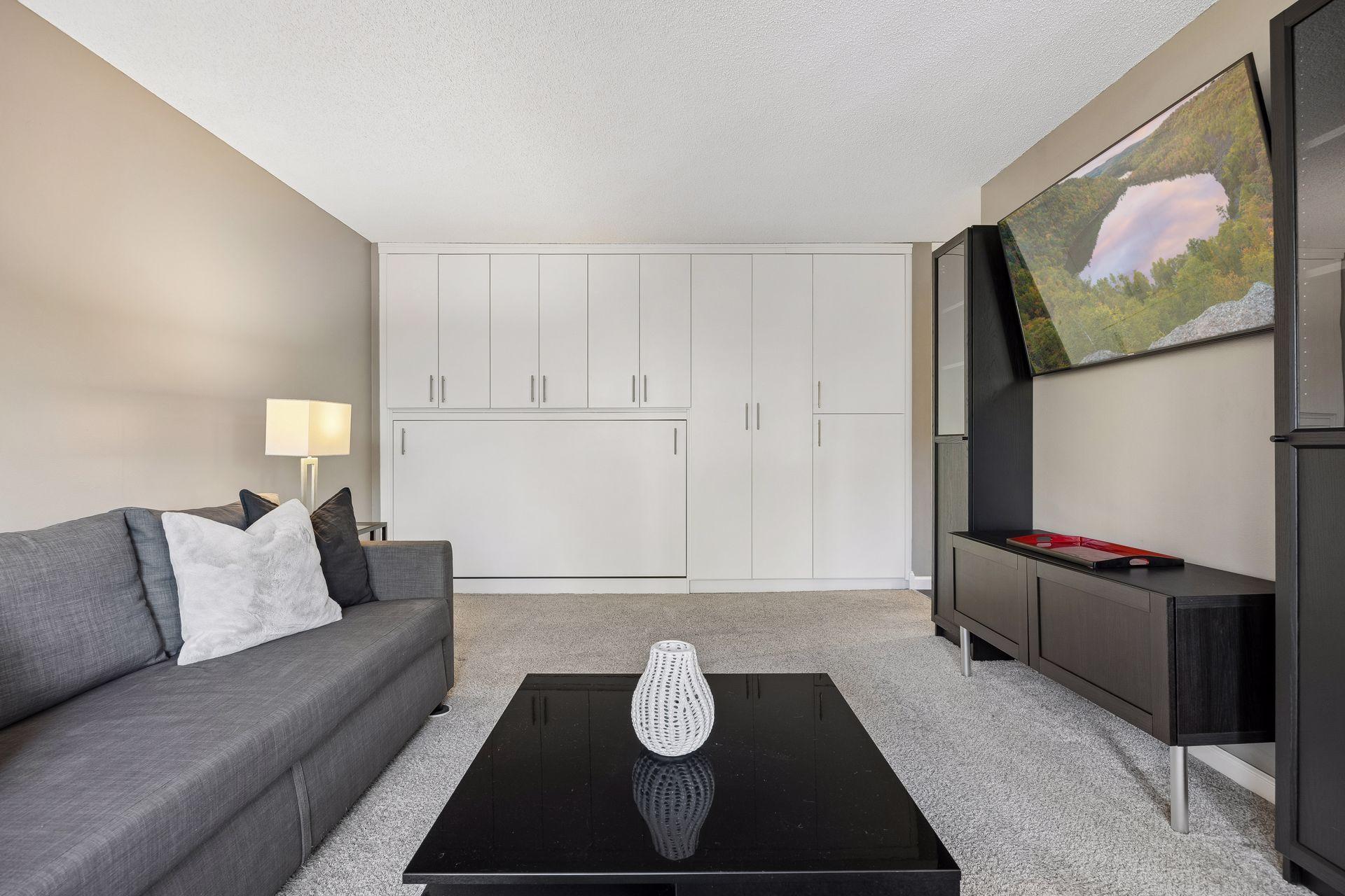 Custom built-ins with Murphy Bed