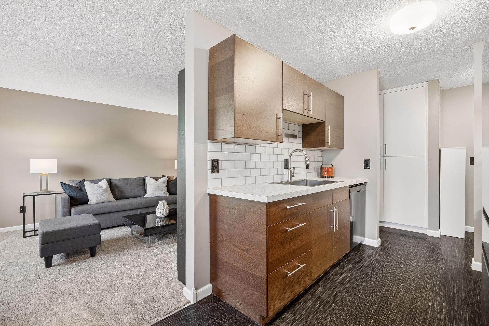 Remodeled kitchen