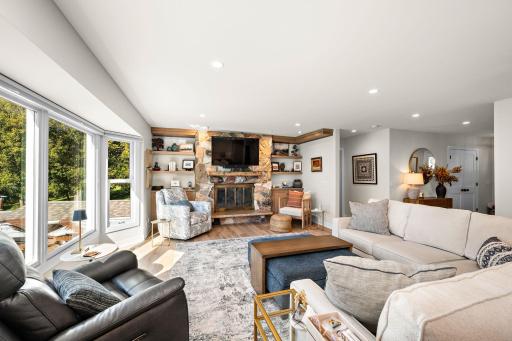 Great entertaining space steps from the kitchen