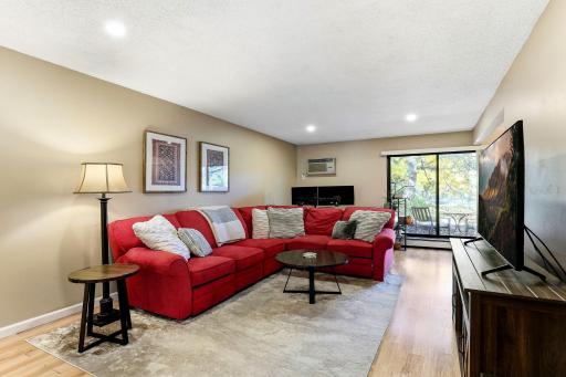 Large window lets in lots of natural light