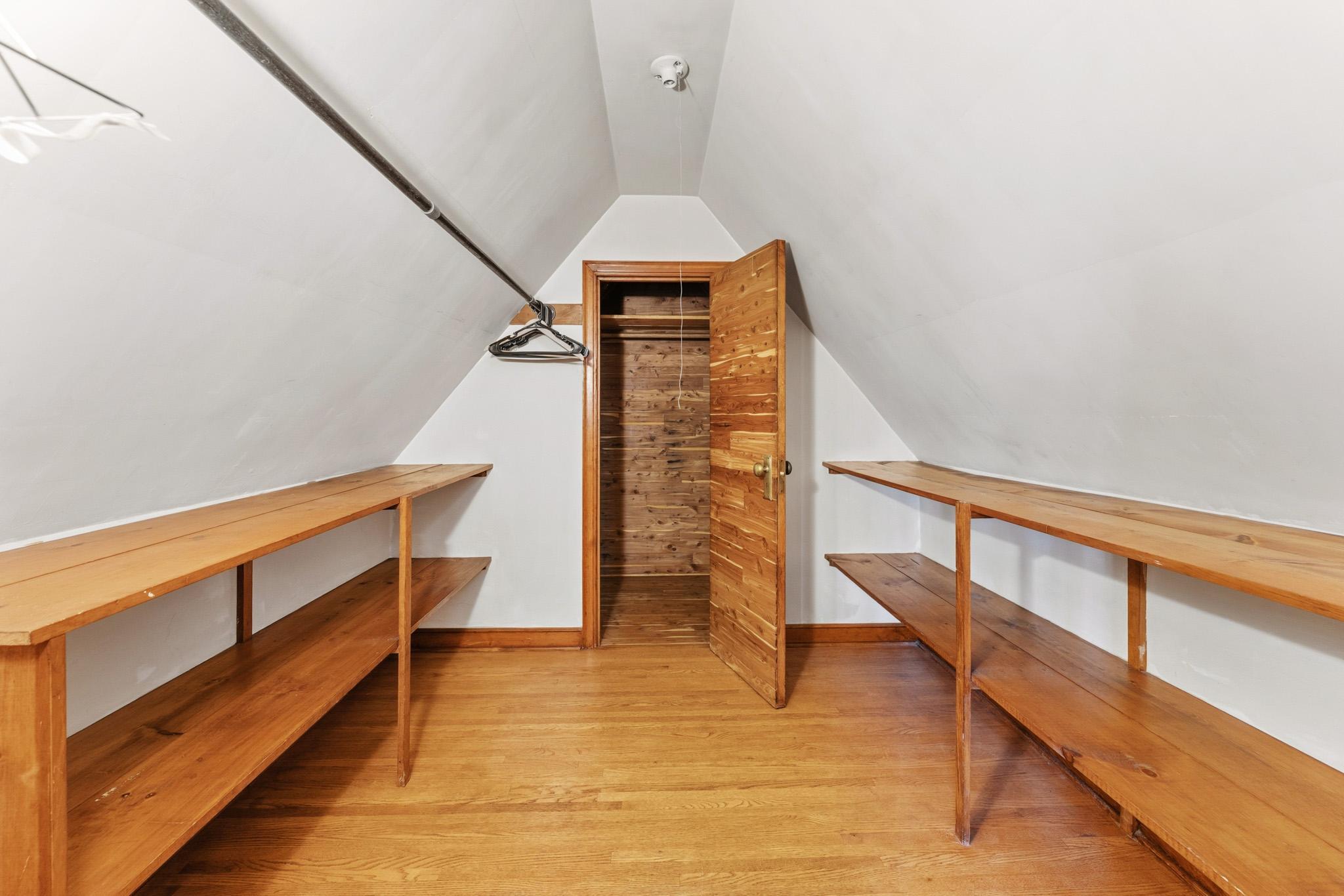 HUGE Closet in 4th bedroom, with additional cedar closet