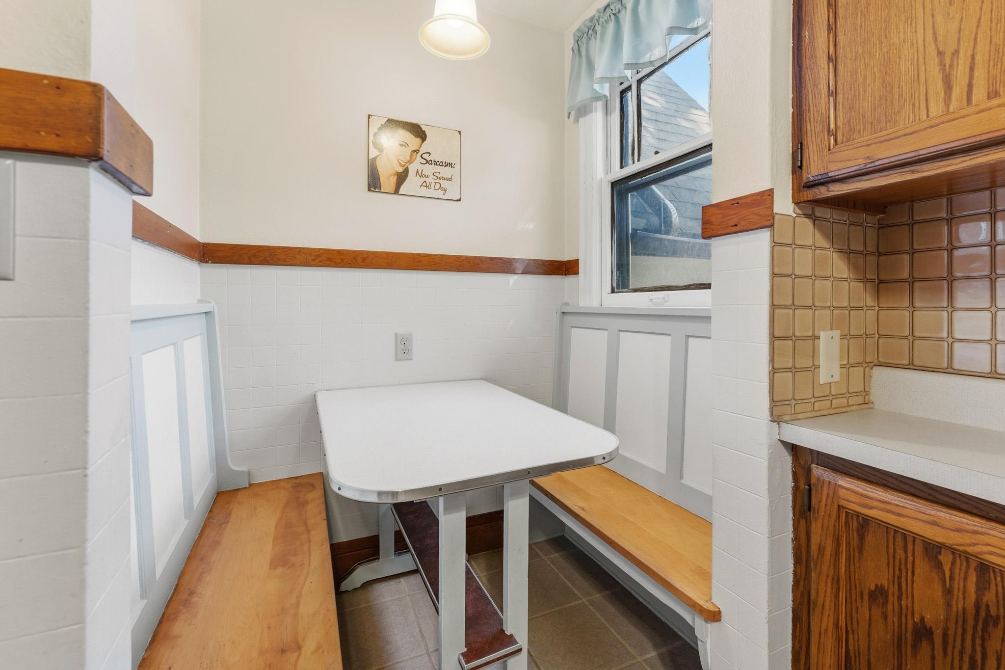 Sunny breakfast nook