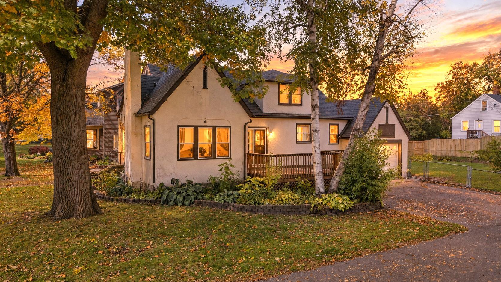 Virtually enhanced photo showing the home in its absolute best light