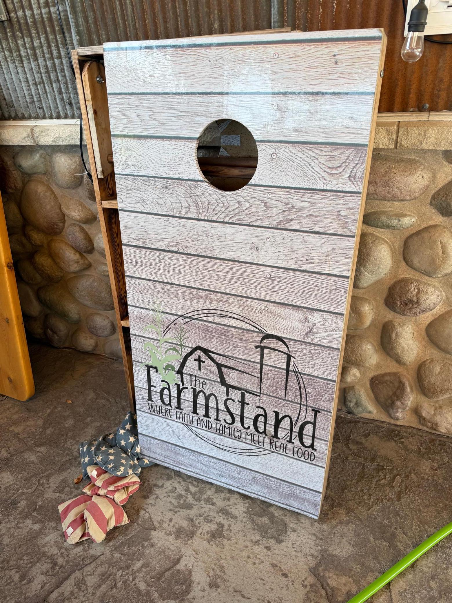 Branded Corn Hole