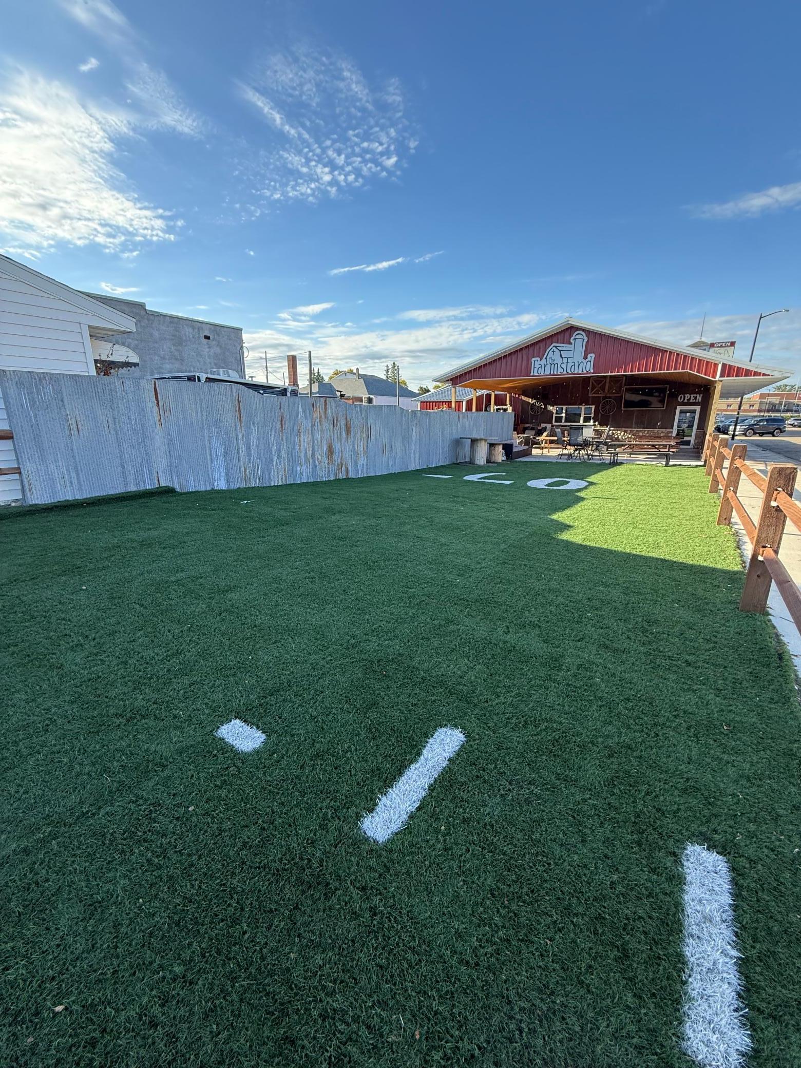 Fenced-in Turf
