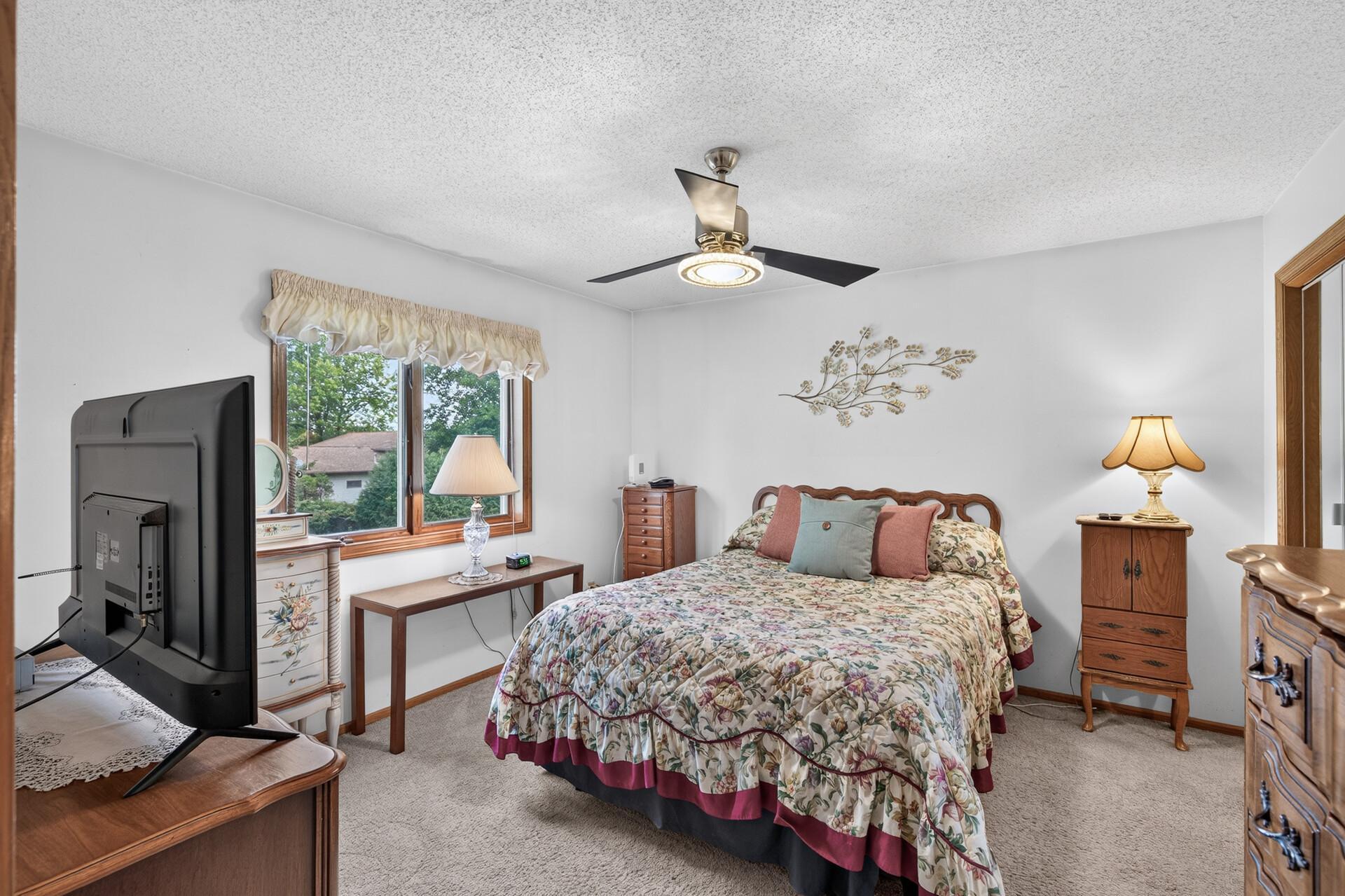 1 of 3 upstairs bedrooms
