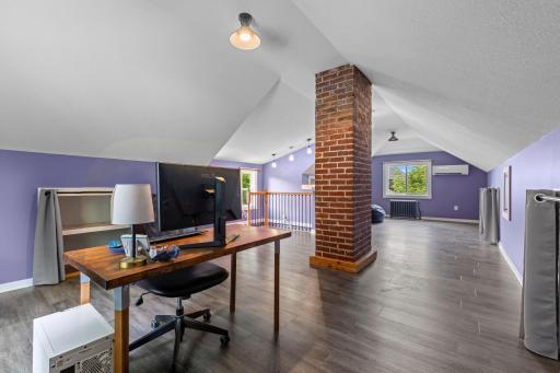 Bright and airy feel, thanks to 9-ft ceilings and several windows.