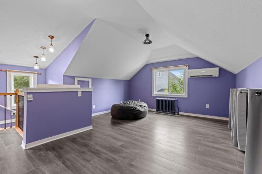 A high efficiency mini split keeps the space comfortable year round.