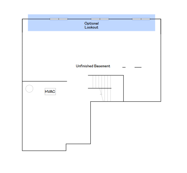 Lewis lower level floorplan